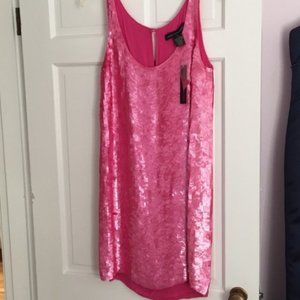 NWT French Connection pink sequin dress